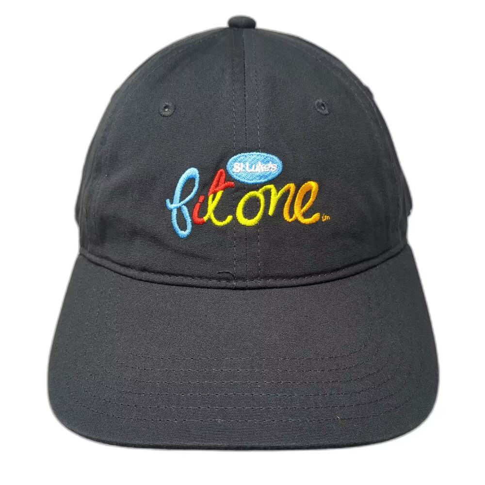 AS Colour Baseball Cap Gray Blue St Luke's FitOne Slideback OS Hat Adjustable